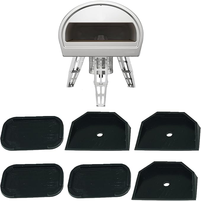 YMHYJY fits for Gozney Roccbox Pizza Oven Rubber feet Surface and Pedestals (pack of 6)