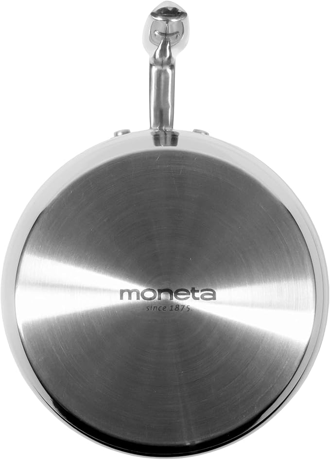 Moneta Stainless Steel Milk Kettle for Each Hob, 14 cm