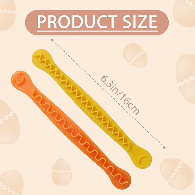 4pcs Fancy Egg Cutter, 6.3in Plastic Flower Shaped Egg Cut with Smile Face Print for Cutting Slicer Peeler Household Shaper Kitchen Gadget(Yellow & Orange)