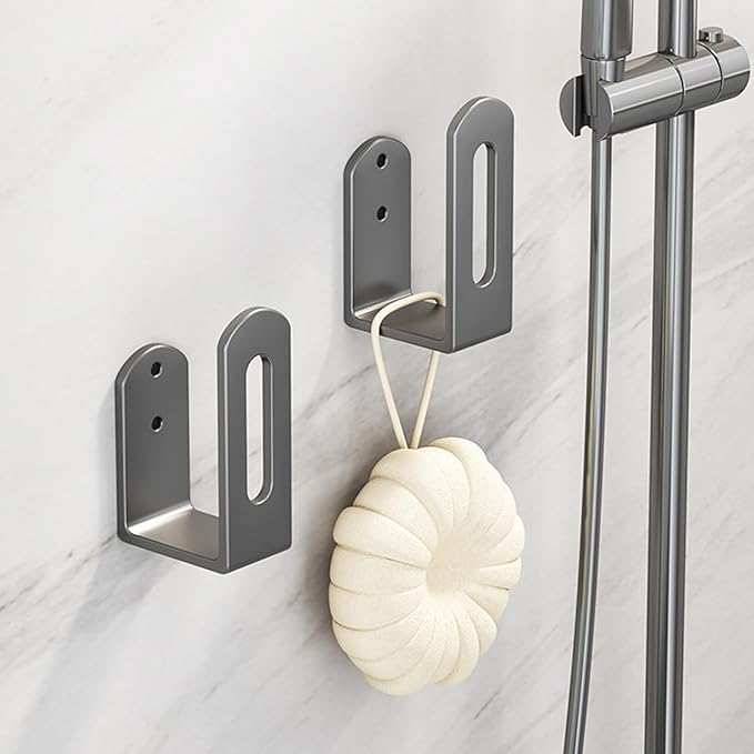 4pcs of pot lid rack, pot lid cutting plate rack, sponge storage rack, kitchen bathroom wall mounted storage rack accessory, lid hook for kitchen storage and storage