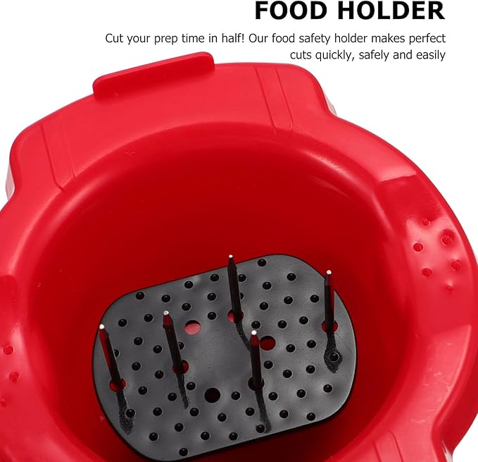 Mandoline Slicer Protector Finger Cutting Protector Food Safety Holder Potato Grater Vegetable Slicer Hand Guard for Home Kitchen Red Kitchen Utensils Gadgets Pocket Tools
