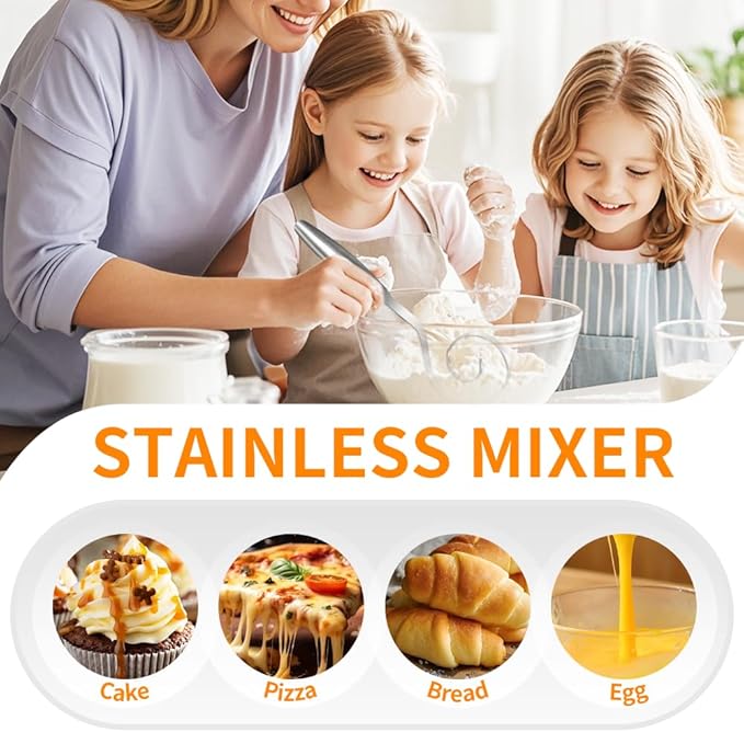 10In Seamless Dough Whisk, Stainless Steel Bread Dough Whisk Tool, Kitchen Gadgets for Sourdough Bread Baking, Whisking, Pizza, Pastry, Cake Batter, Biscuits, Easy to Clean (1Pcs)