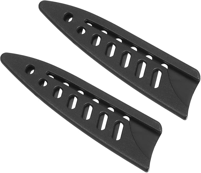 PATIKIL PP Safety Knife Cover Sleeves for 3.5" Paring Knife, 2 Pack Knives Edge Guard Blade Protector Universal Knife Sheath Portable for Kitchen, Black