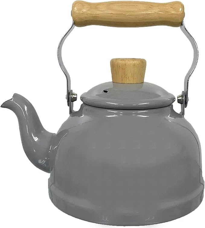 Fuji Horo CTN-1.6K.LG Kettle, 1.6L Light Gray, Induction Compatible, Cotton