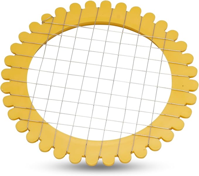 Egg Dicer for Hard Boiled Eggs - Wire Carrot, Potato & Salad Chopper Grid/Slicer, Manual - Plastic Vegetable and Fruit Chopper