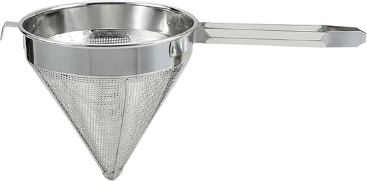 Winco China Cap Strainer, 10-Inch Diameter, Coarse Mesh, Medium, Stainless Steel