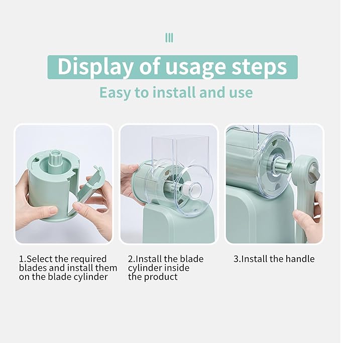 Multi functional Mandoline Slicer for Kitchen Vegetable Chopper Onion Potato Food Veggie Fruit Slicer and shred with Container Kitchen Gadgets 5-in1 food chopper