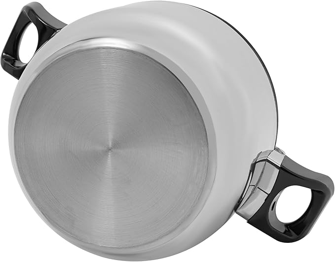 Stainless Steel Pressure Cooker Large Capacity Cooktop Pressure Pot with Multiple Protection Functions for Home Restaurants Canteens, Multiple Stove Compatible (9.51 Qt)