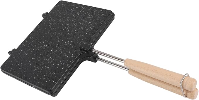 Hand Sandwich Maker Multifunctional Double Sided Prevent Stick Hand Toaster Sandwich Maker for Home Breakfast