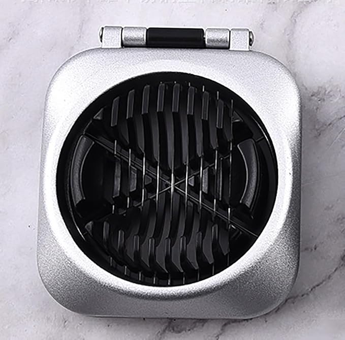 2 in 1 Stainless Steel Boiled Egg Slicer Heavy Duty Strawberry Section Cutter Multipurpose Kiwis Soft Fruit Chopper
