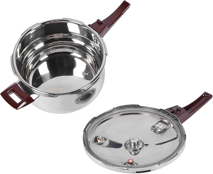 Generic Pressure Cooker, 80KPA Stainless Steel Pressure Canner Pressure Cooker with Ergonomic Handle for Induction Cooktops, Gas Cooktops, Open Flames Using (7L), Genericgw5tu3c8sd-12