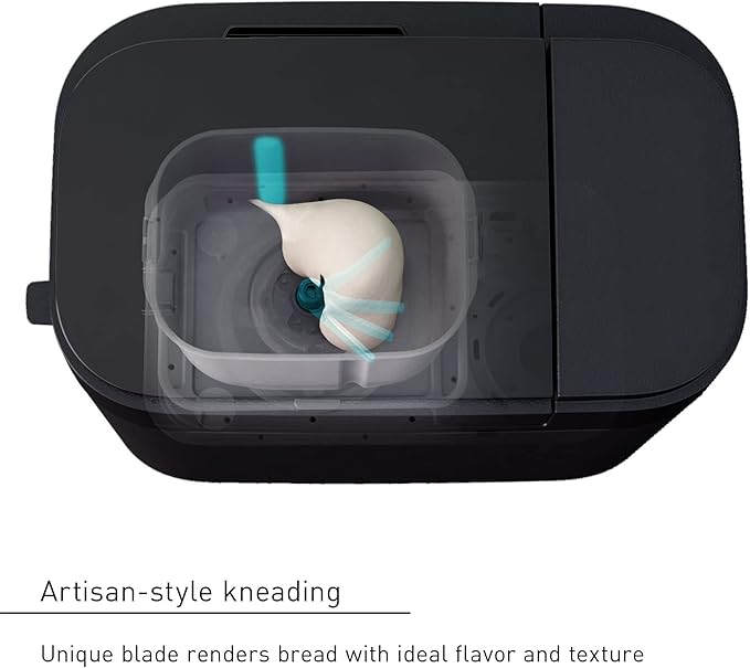 Panasonic Bread Machine, Automatic Bread Maker with 20 Presets and Advanced Temperature Sensor for Bread, Cake, and Pizza, Gluten Free Baking, Raisin Nut Dispenser - SD-R2550