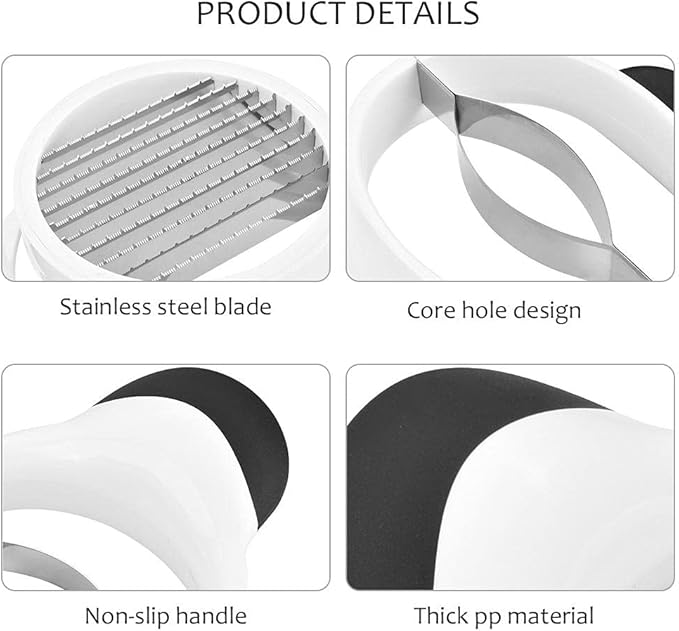 Pssopp Mango, Stainless Steel Fruit Vegetable Cutter for Quick and Easy Fruit Preparation for Busy Families (#4)