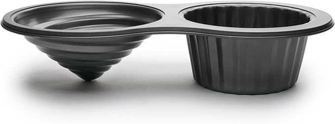 Fox Run Giant Cupcake Pan, Non-Stick Carbon Steel, 8 x 15.5 x 3.25 inches
