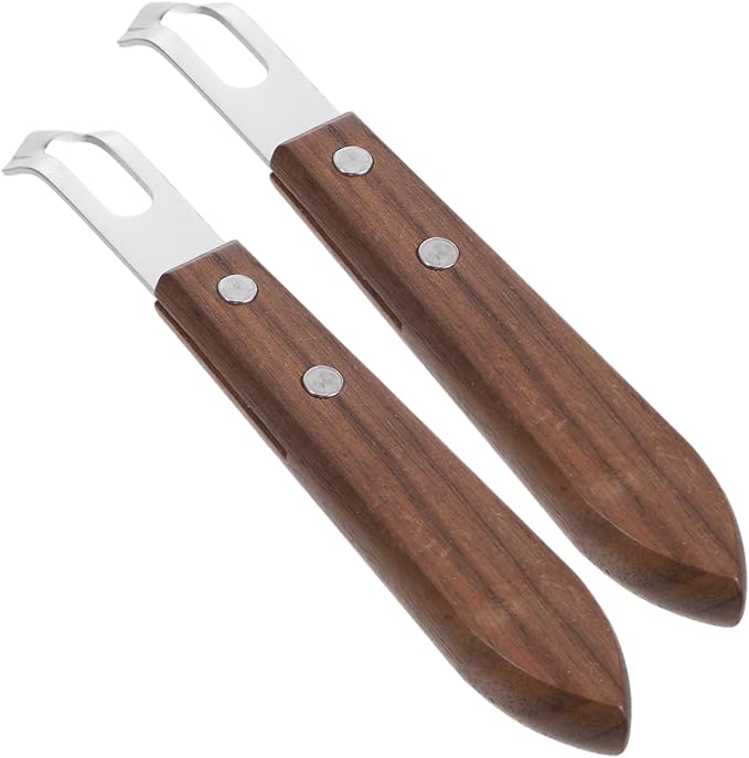 Garneck Stainless Steel Cheese Grater and Lemon Zester Set 2-Piece Handheld Fruit Vegetable Grater for Kitchen Use Washable and Easy to Clean