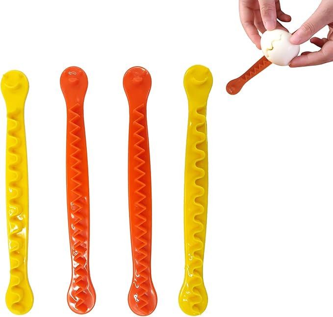 4 Pack Deviled Egg Cutter in Half - Egg Cutter for Kitchen, Perfect for Salads, Kitchen Cooking Tools,Easy Clean Dishwasher Safe,Gadgets