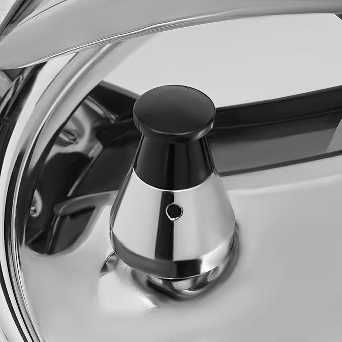 Stainless Steel Pressure Cooker Large Capacity Cooktop Pressure Pot with Multiple Protection Functions for Home Restaurants Canteens, Multiple Stove Compatible (27.47 Qt)