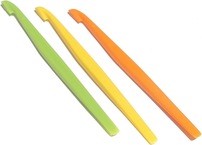 Lot of 3 Tupperware Citrus Peelers Lime Green Orange Lemon Yellow Rare