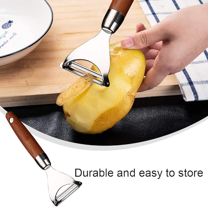 Potato Vegetable Peeler Y Shape Flat Blade 304 Stainless Steel Peeler Good Grips Fruit Peeler for Kitchen Vegetables and Fruits