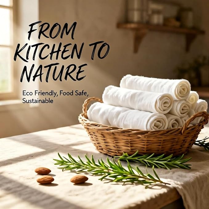 6PK Large Reusable Cheesecloths, 20x20 Inch Grade 100+ Cheese Cloth, All Natural Unbleached Cotton Stitched Edges, Kitchen Cooking Baking, Straining, Seafood Boils, Cheese, Yogurt, Tofu, Soy, Nut Milk
