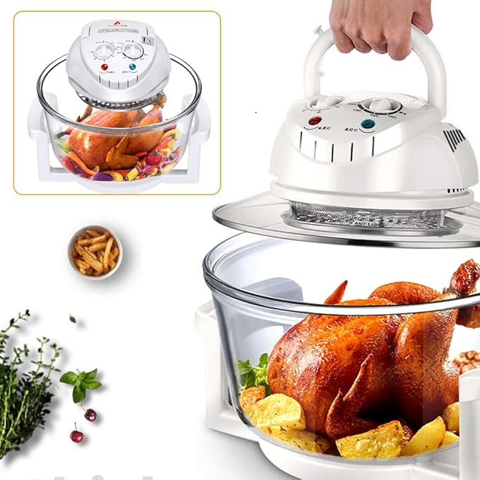 ZHFEISY 12L Turbo Air Fryer Convection Oven Roaster Electric Cooker Multifunction Infrared