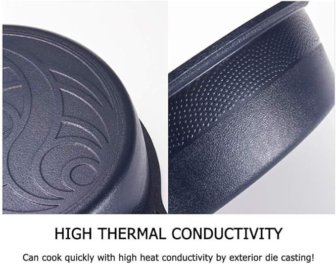 IH Shabu Shabu 28 cm Double Coated Ceramic Stock Pot