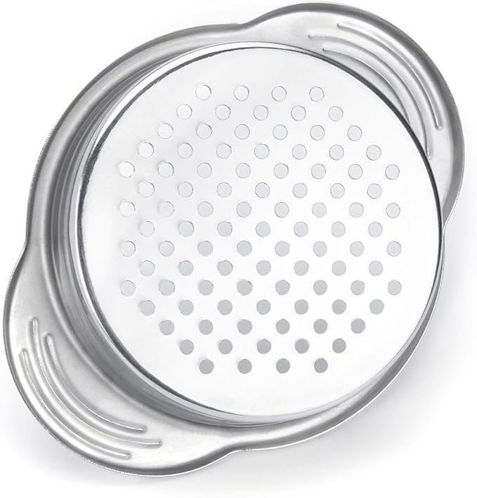 Tuna Strainer Press, Tuna Can Strainer Food-Grade Stainless Steel Canning Colander for Regular-Size and Wide-Necked Tunas - 2 Pack