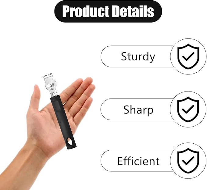 2 PCS Lemon Zester Tool Professional Citrus Peeler Citrus Zester Tool Stainless Steel Channel Knife Orange Peeler Tool Lemon Peeler for Kitchen Bar Restaurant Bartender Accessories