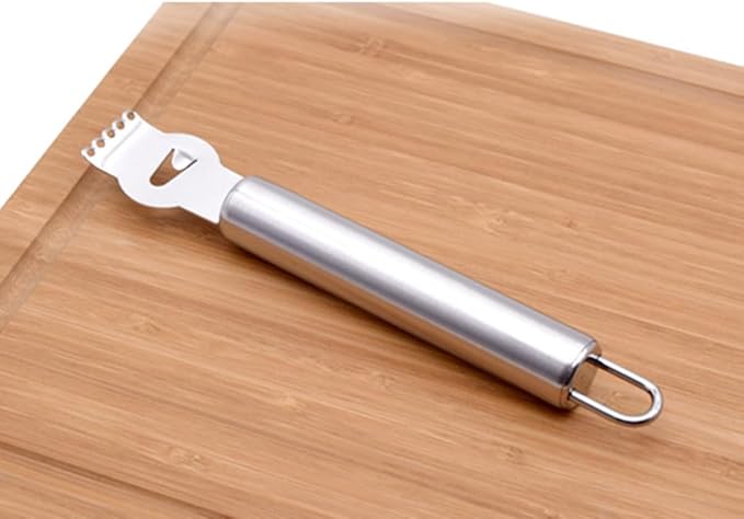 PRETYZOOM Stainless Steel Citrus Peeler Zester for Effortless Lemon Preparation Easy to Clean Dishwasher Safe Kitchen Tool Comfortable Grip Handle
