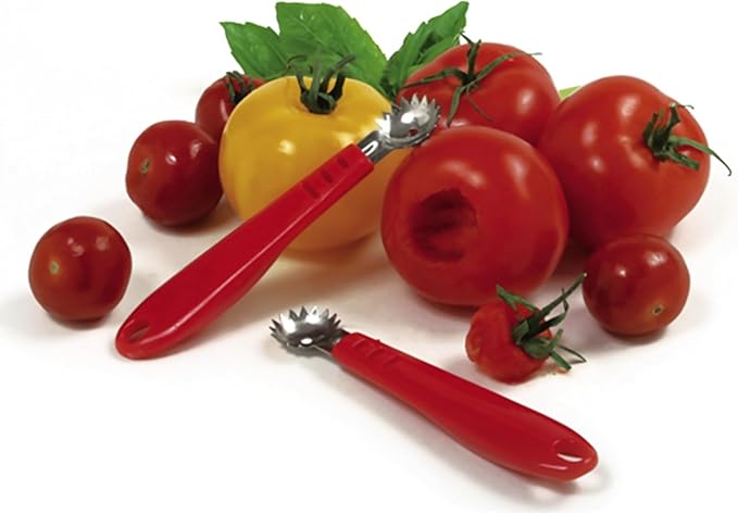 Norpro Stainless Steel Strawberry Huller and Tomato Stem Corer Tool