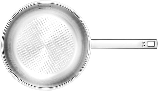 Fissler Original-Profi Collection Stainless Steel11 Inch Frying Pan — Made in Germany, Novogrill® Searing Surface, Induction Ready, Oven Safe
