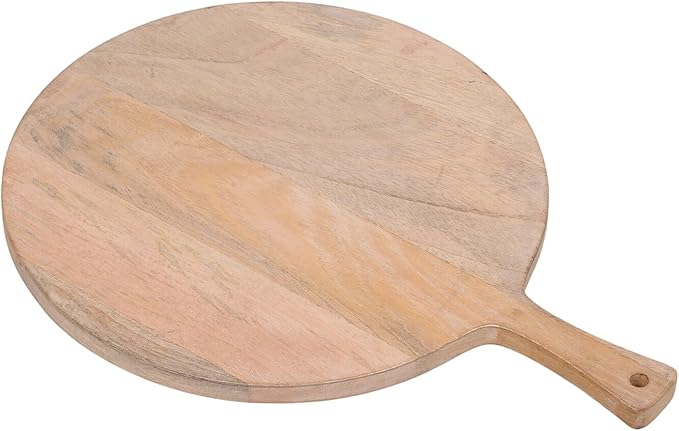 CG Hunter 16' Round Cutting Board, Artisan Crafted from Mango Wood, Elegant Wooden Serving Platter for Charcuterie, Appetizers, Cheese Displays, Entertaining, Dinner Parties, and Stylish Home Decor