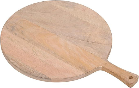 CG Hunter 16' Round Cutting Board, Artisan Crafted from Mango Wood, Elegant Wooden Serving Platter for Charcuterie, Appetizers, Cheese Displays, Entertaining, Dinner Parties, and Stylish Home Decor