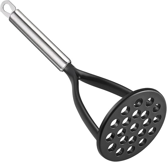 TENTA KITCHEN Good Grips Nylon Potato Solid Masher Ricer Press Blender Crusher for Non-Stick Cookware With Heat Resistant Stay Cool Stainless Steel Handle