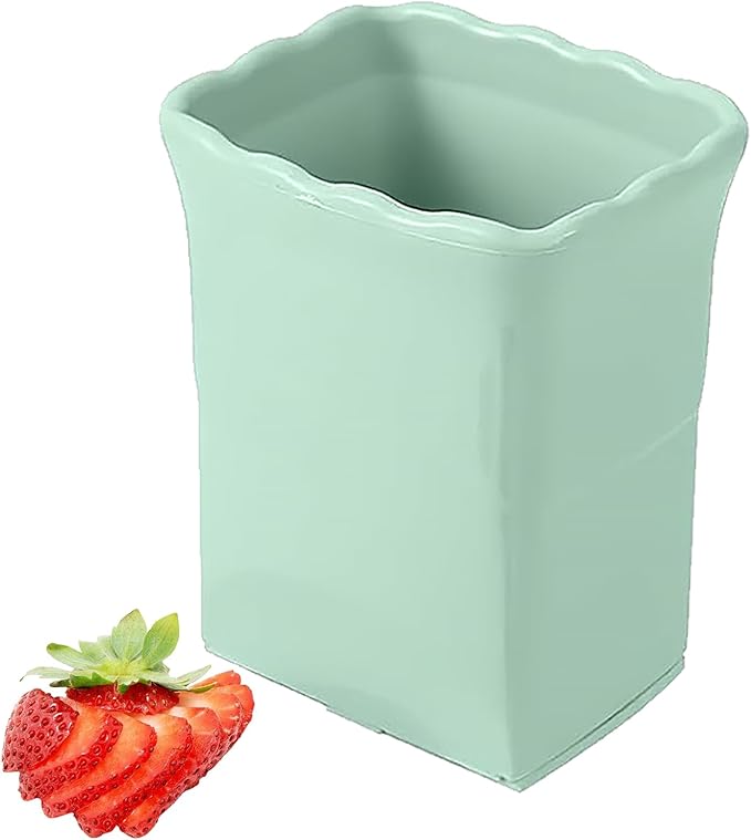 1PCS Fruit Slicer Cup: Strawberry Slicer, Speed Cutter for Banana Grape Egg Rapid & Safe Slicing Kitchen Gadget