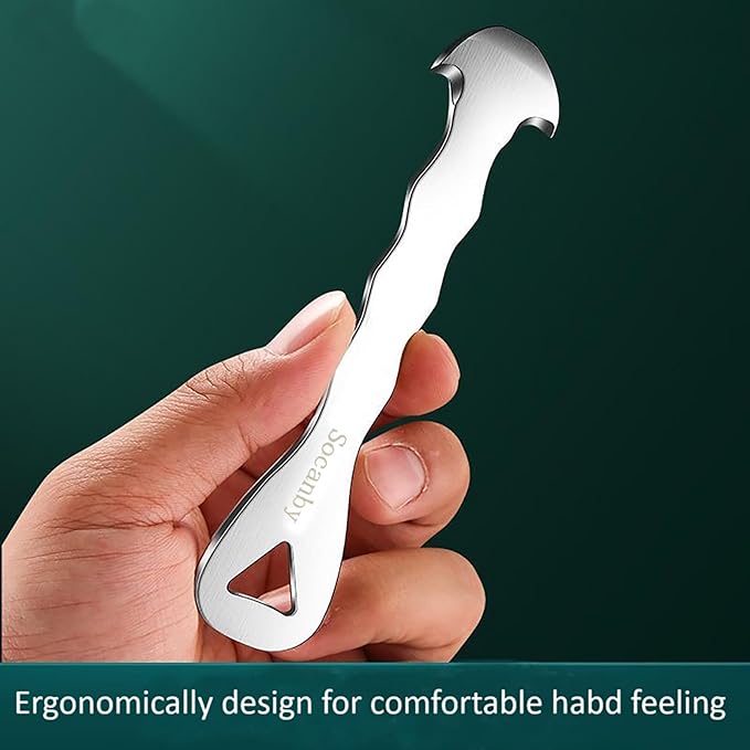 Orange Peeler Tool & Citrus Peeler, 304 Stainless Steel Effortless Fruit Peeler Peel Skin Remover for Oranges, Grapefruits, Lemons, Ergonomic Safe Cutter & Slicer
