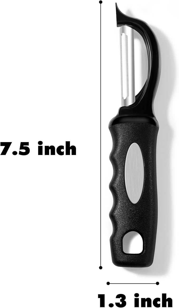 Rainspire Vegetable Peeler Potato Peelers for Kitchen, Sharp Stainless Steel Blades Veggie, Comfortable Handle Fruit Peeler, Carrot Peeler Apple Peeler Dishwasher Safe