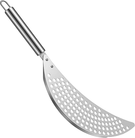 Pot Strainer with Handle, Stainless Steel Pasta and Vegetable Strainer Insert for Kitchen Pots Pans, Fits Most Sizes (13.39x4.33in)