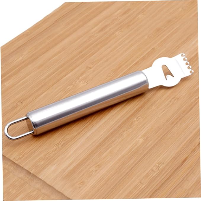 KICHOUSE 2pcs Multi-function Lemon Peeler Zester Citrus Scraper Fruit Grater Steel Peeler for Kitchen