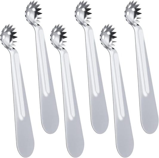 6 Pcs Stainless Steel Strawberry Huller,Tomato Stem Corer Tool,Strawberry Baller for Strawberrys,Tomato,Vegetable and Fruit Corer Practical Kitchen Tool