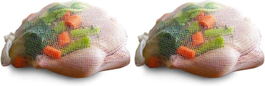 Regency Wraps Soup Socks, Cotton Mesh Bags for Making Clear Flavorful Broth and Soups, Natural 100% Cotton, 24" Pack of 6, Great for Chicken, Veggies, Eggs and More