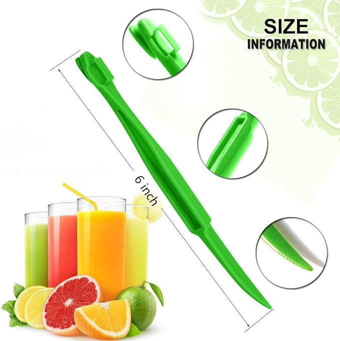 Orange Peeler Tools Citrus Peel Cutter Plastic Fruit Slicer Cutter Lemon Peeler Opener Remover Fruit Vegetable Tools Kitchen Accessories Cooking Knife Kitchen Gadget Tool,2 Pack (Green+Orange)