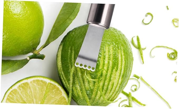 Fruit Peeler Tool Lemon Orange Citrus Zester Stainless Steel Peeler Peeling Knife Dishwasher Safe