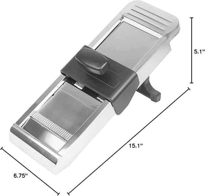 Johnson Rose 3379 Professional Stainless Steel Mandoline Silcer