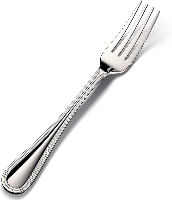 18/10 Stainless Steel Dinner Fork, 8-Inch, Set of 12,Heavy Duty and Dishwasher Safe