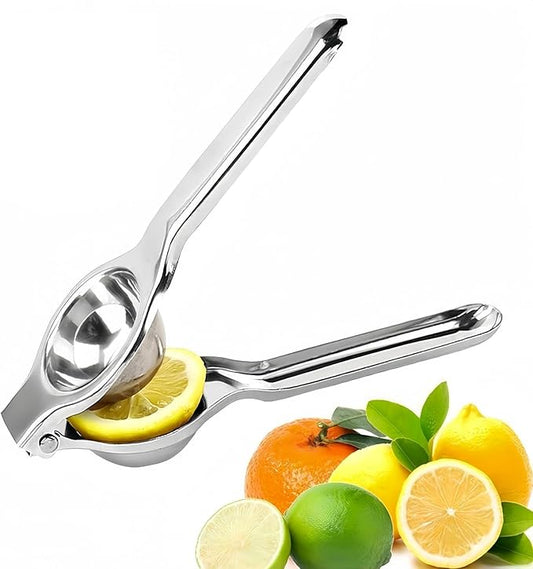 Jenkin Stainless Steel Manual Juicer Citrus Lemon Squeezer,Fruit Juicer Lime Press Metal,Professional Hand Juicer Kitchen Tool