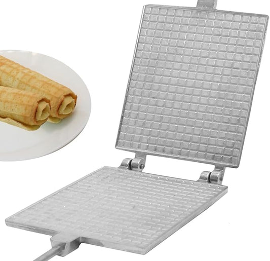 Waffle Maker rectangular shape - Waffle Cone Maker - Krumkake Iron - Wafer Maker - Waffle Makers - Waffle Cone Maker Machine - Stroopwafel Maker - Ice Cream Cone Maker - Wafer Iron - Вафельница