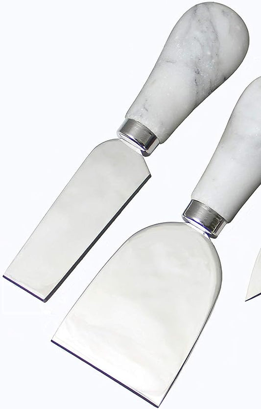 Prodyne KM-4-W Froma Knives Cheese Knife, Set of 4, White