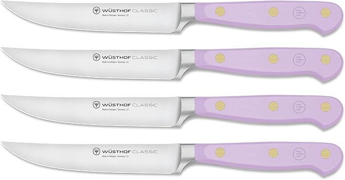 WÜSTHOF Classic Purple Yam 4 Piece Steak Knife Set