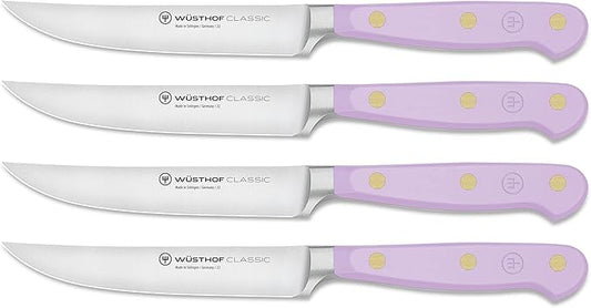 WÜSTHOF Classic Purple Yam 4 Piece Steak Knife Set
